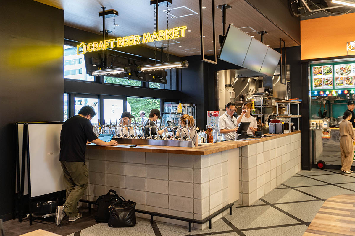 クラフトビール×ハンバーガー「クラフトビアマーケット」