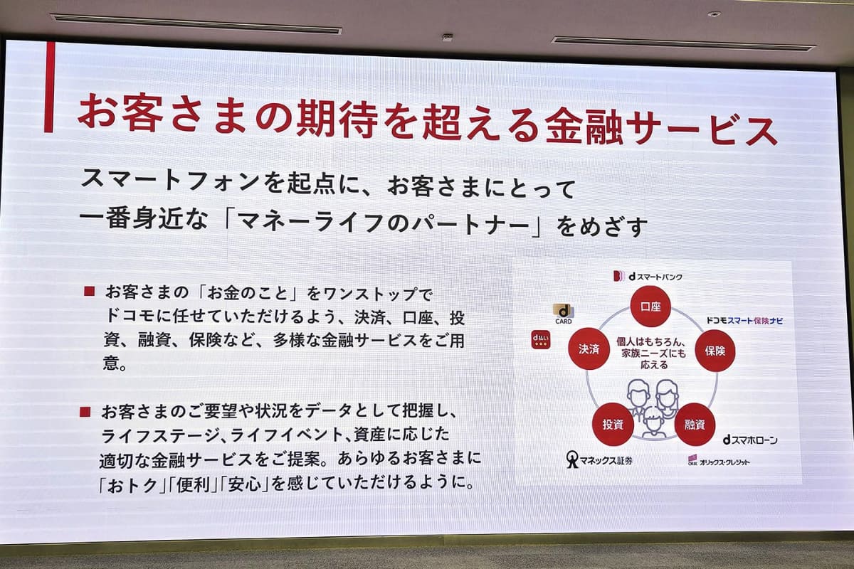 金融サービスの中心になる銀行は、ドコモにとっても必要不可欠になるという
