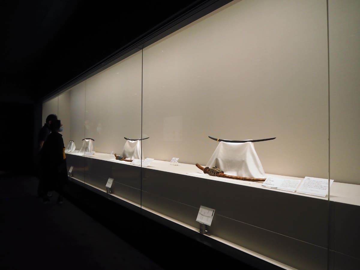 2章「名刀のいずるところ」の展示風景