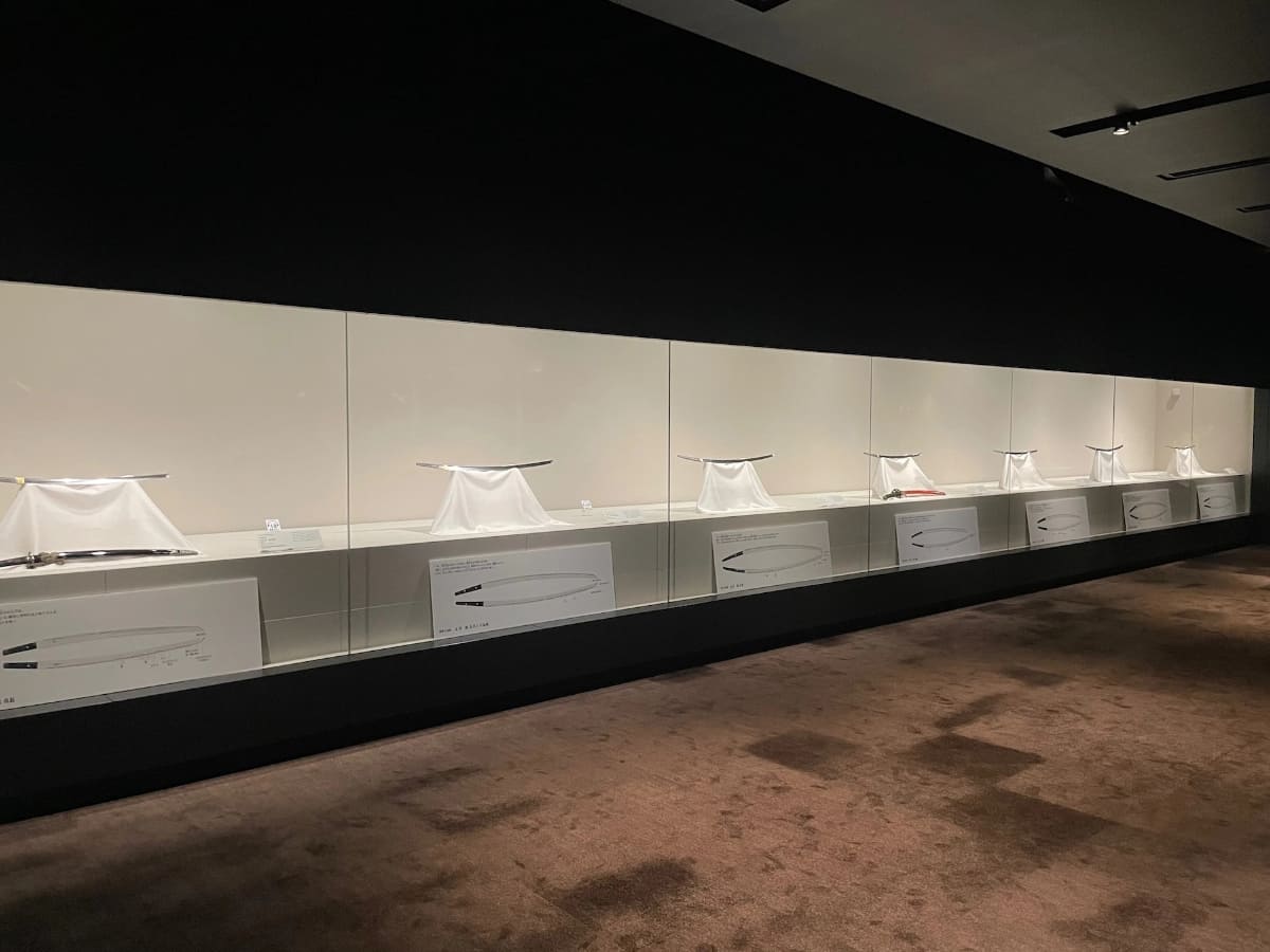 3章「きら星のごとき名刀たち」の展示風景