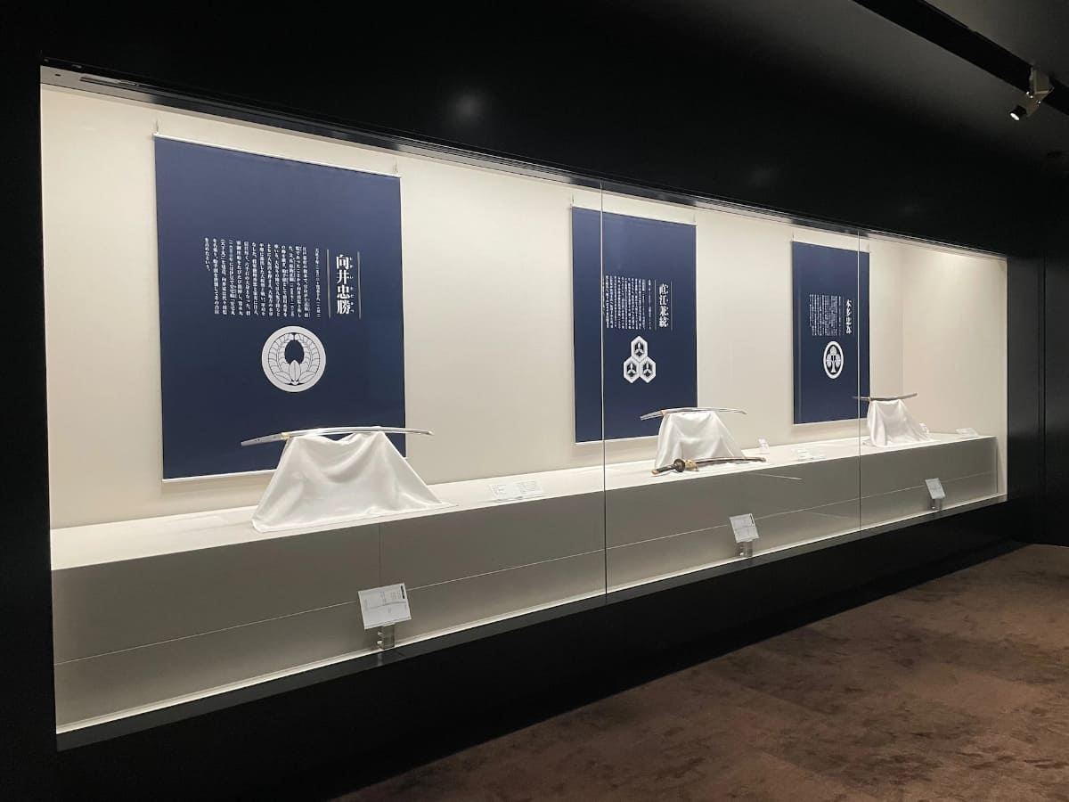 4章「武将と名刀」の展示風景