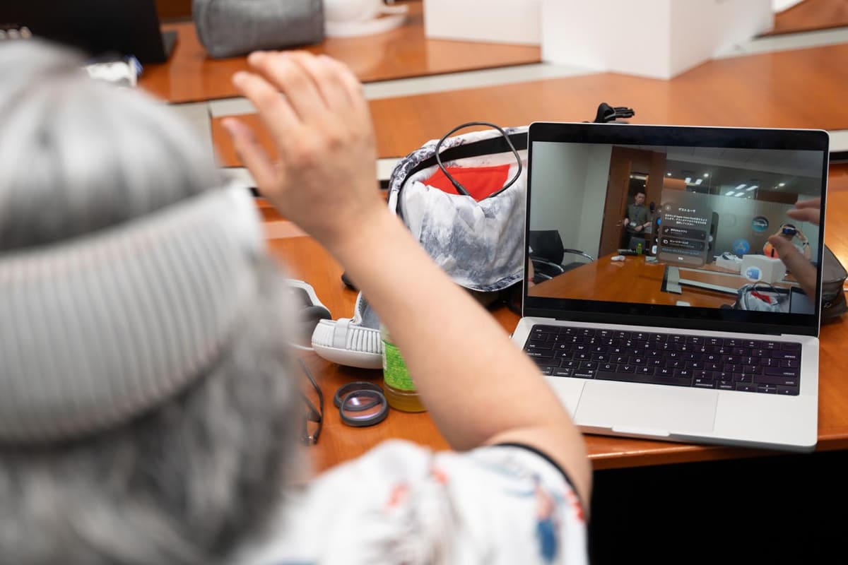 MacやiPadで指示しながらデモを行なう