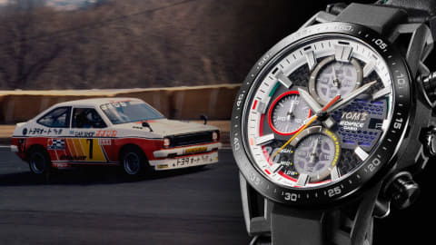 デ*ン様 EDIFICE 5742 カシオ EDIFICE、初代「TOM'S」スターレットを再現する50周年