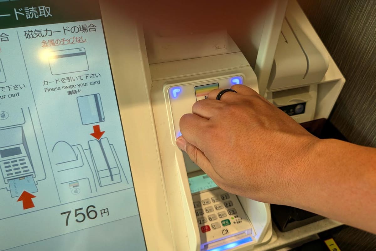 既存EVERING同様に、特に問題なく対応店舗でのタッチ決済が可能だった