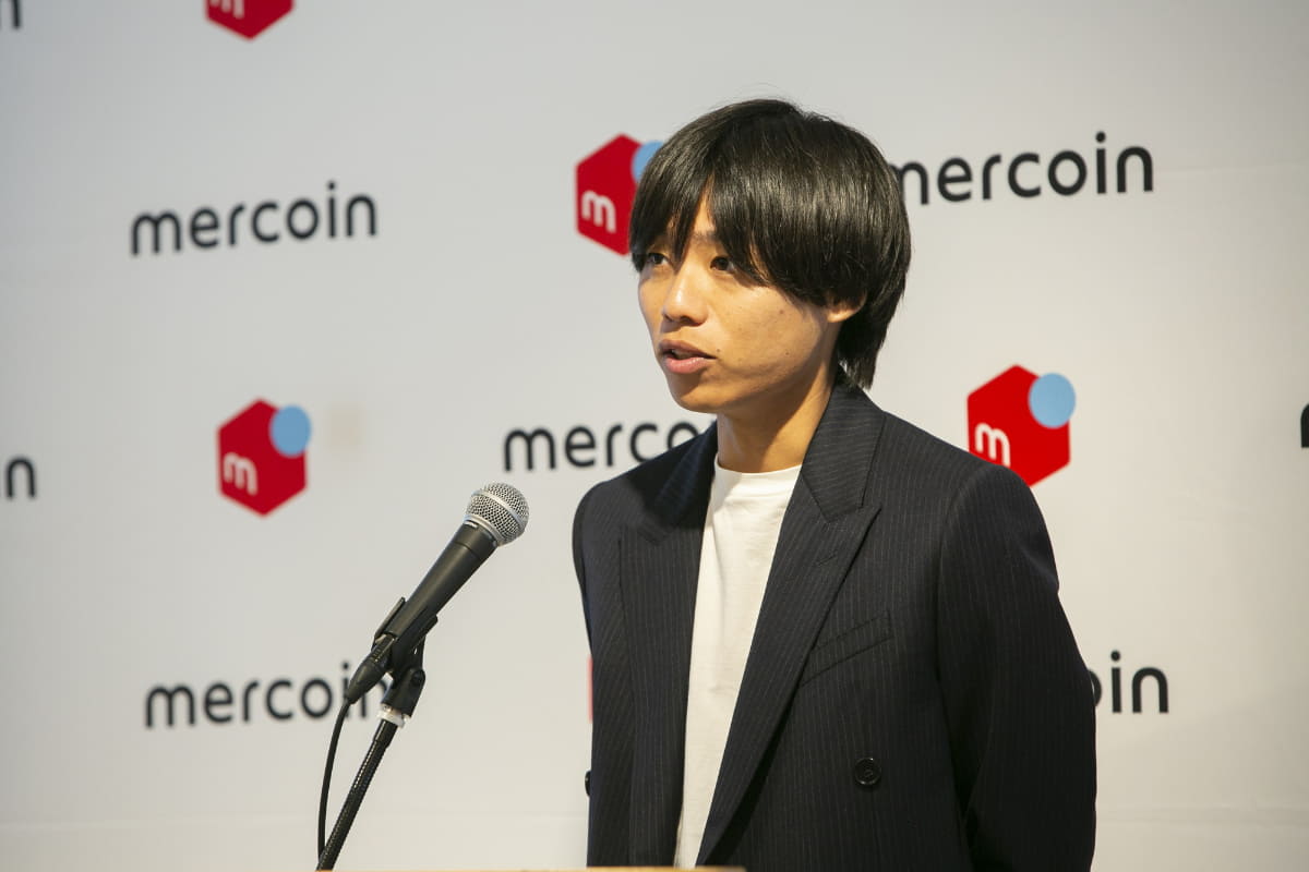 メルコイン 代表取締役CEOの中村奎太氏