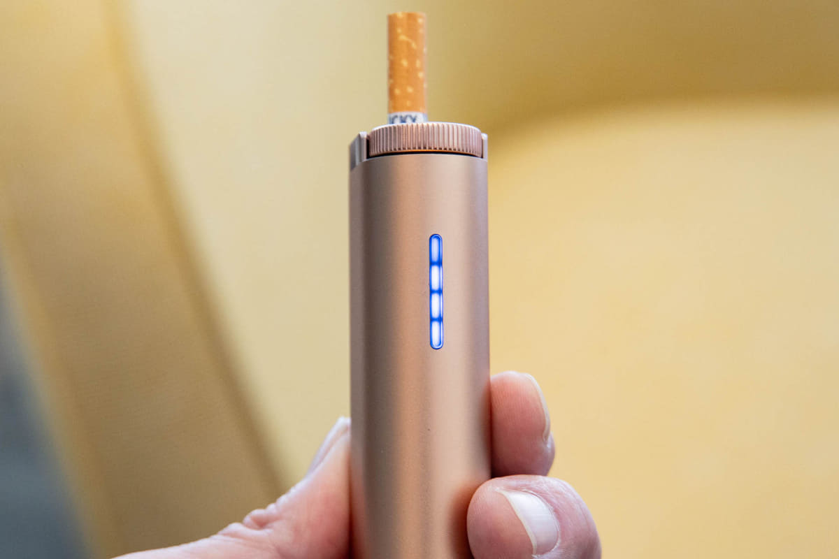 glo HYPERのLEDライトによるセッションの進行状況の表示