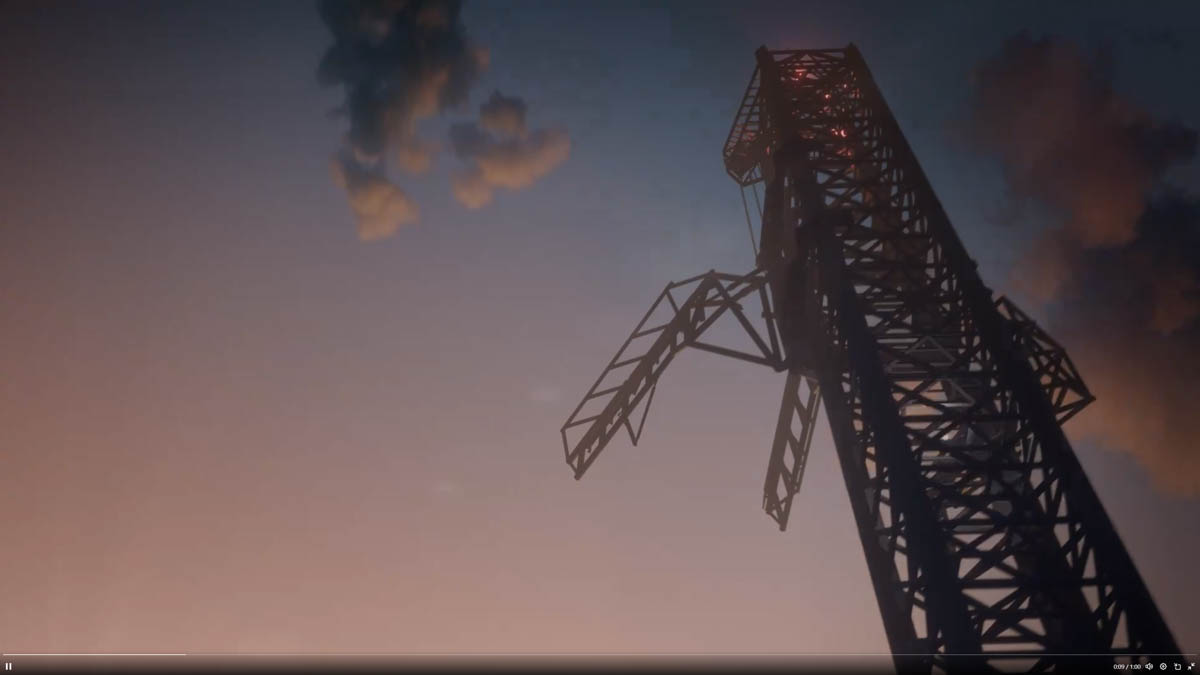 SpaceXが公開したイメージ映像(©SpaceX)