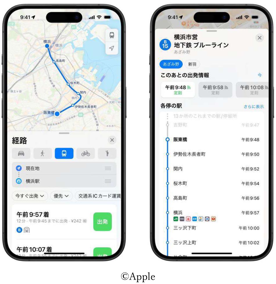 横浜市営地下鉄の例