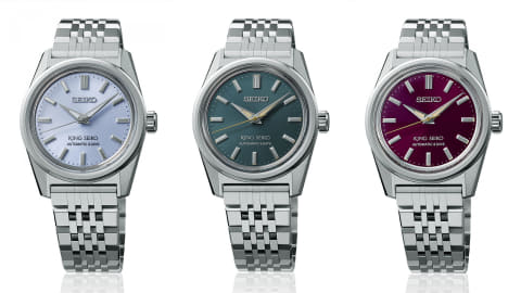 キングセイコー キングセイコー＞ケース径36.1mmのコンパクトなサイズと美しいカラー