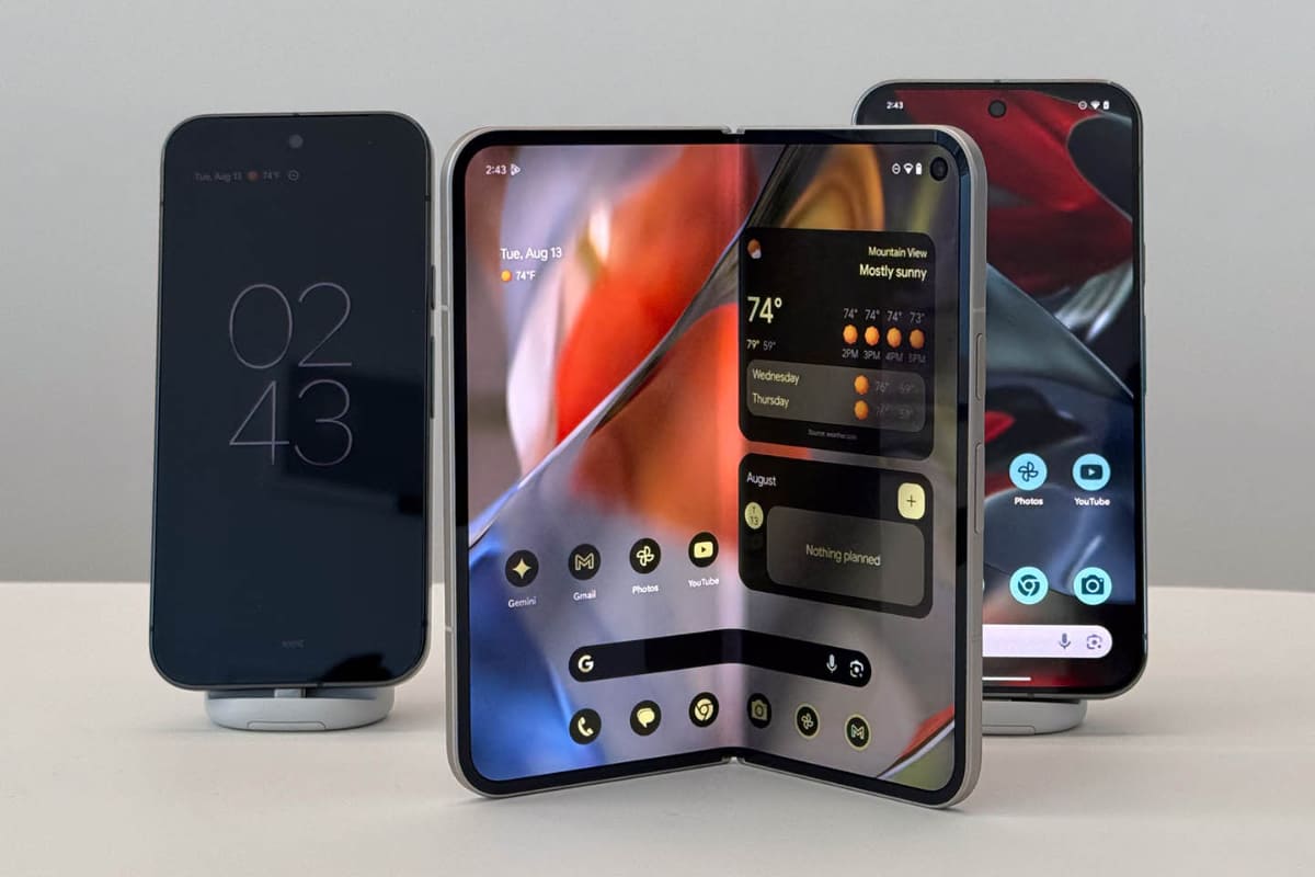 左から、Pixel 9 Pro・Pixel 9 Pro Fold・Pixel 9 Pro XL