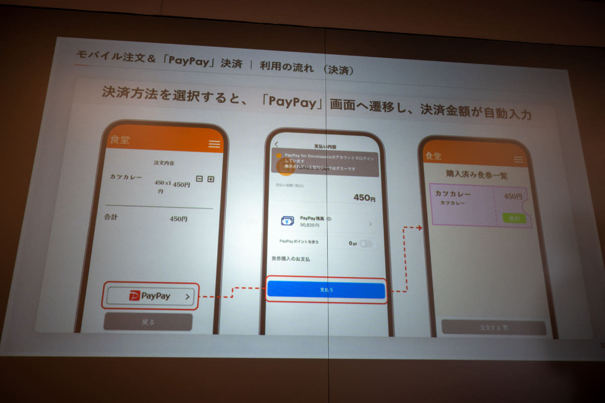決済方法でPayPayを選択すると「PayPay」アプリに遷移