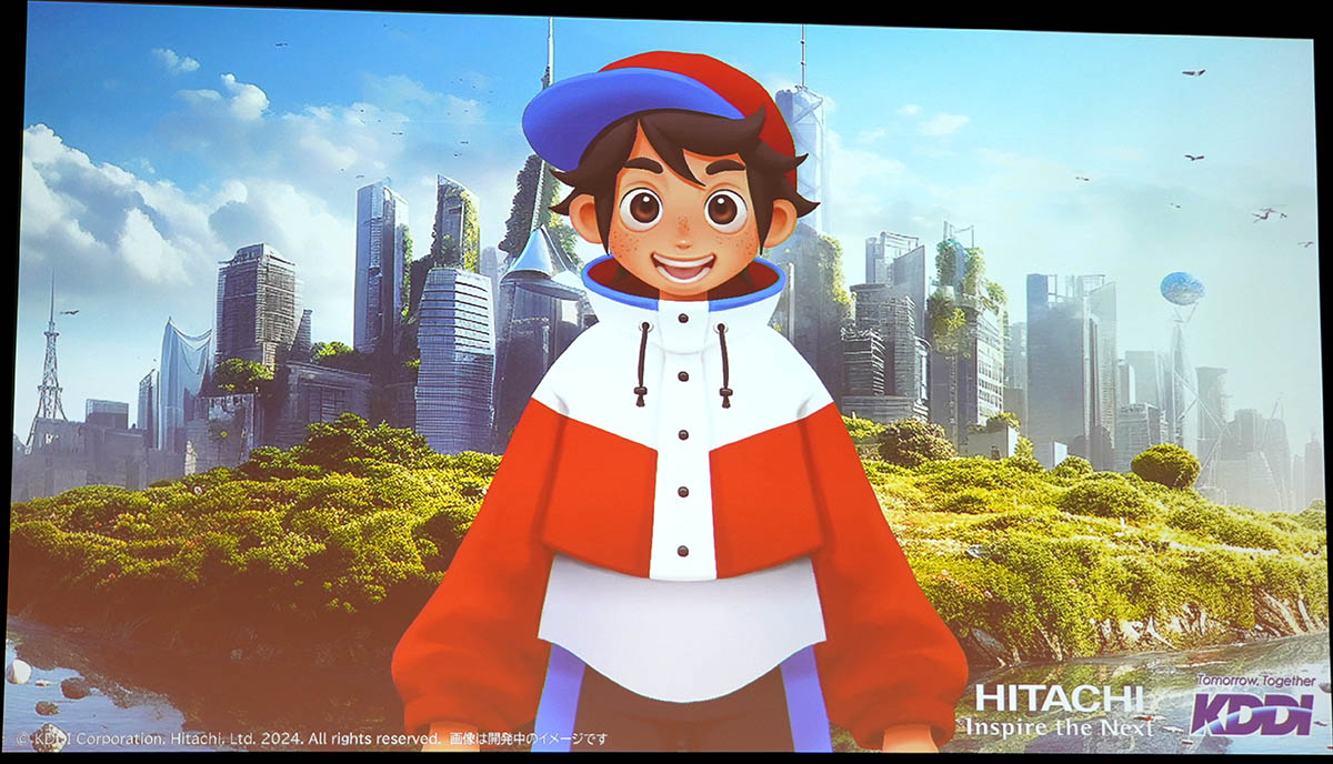 SOSを出す2035年の未来に住む子ども イメージ