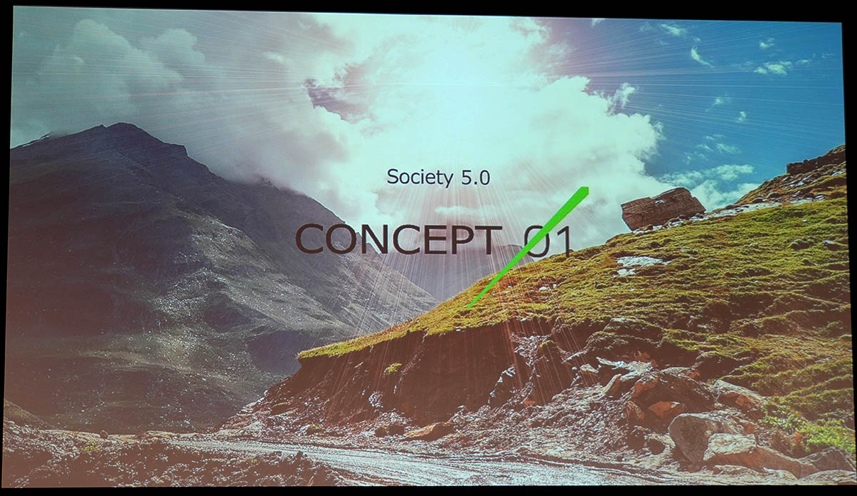 パーソナルモビリティの位置づけは「Society 5.0 CONCEPT 01」
