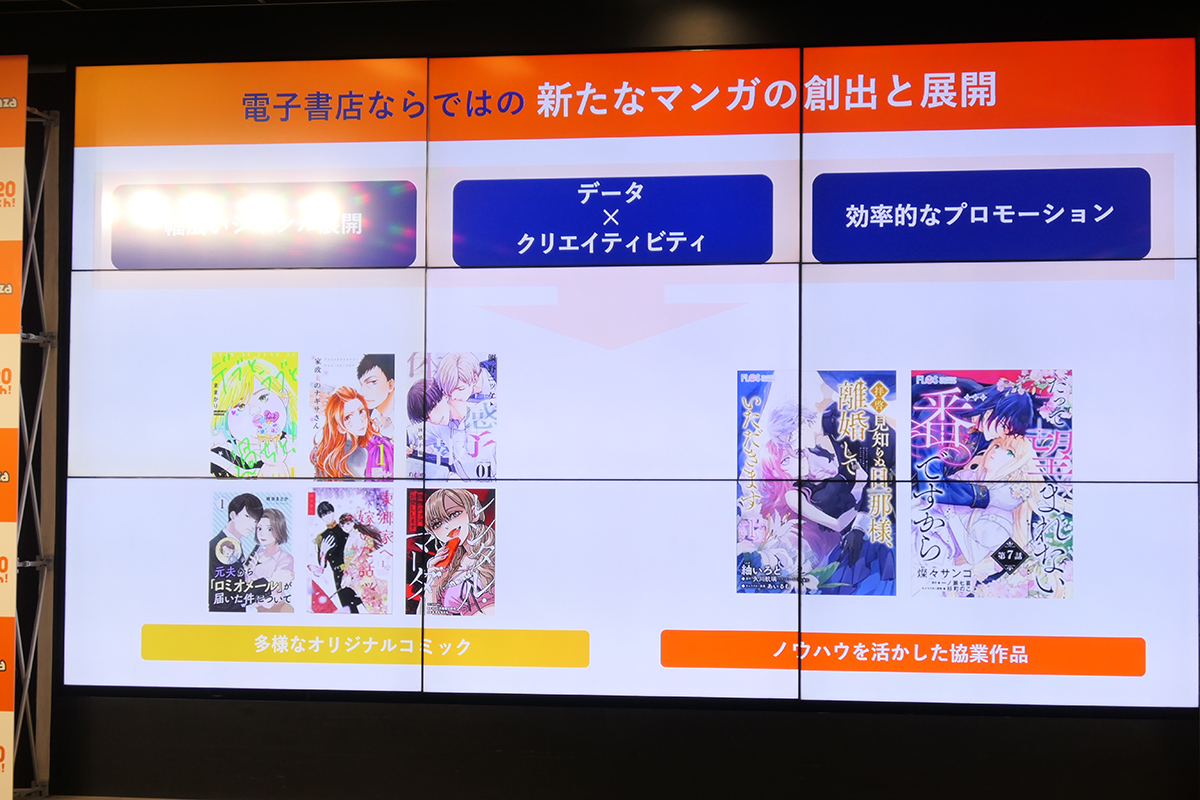 広告宣伝のノウハウを活かし、出版社と協業した作品も数多く展開