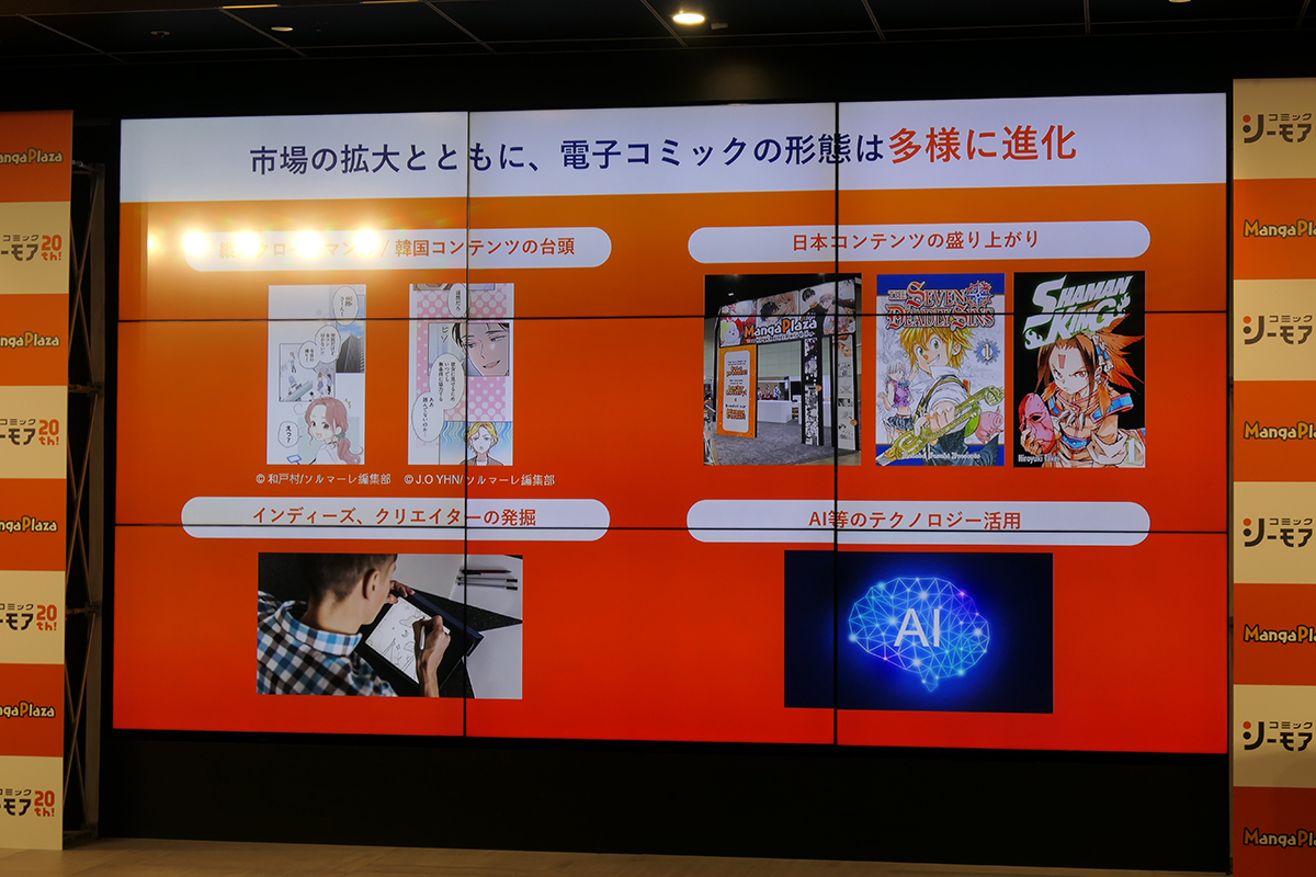 市場の拡大とともに、電子コミックの形態は多様に進化