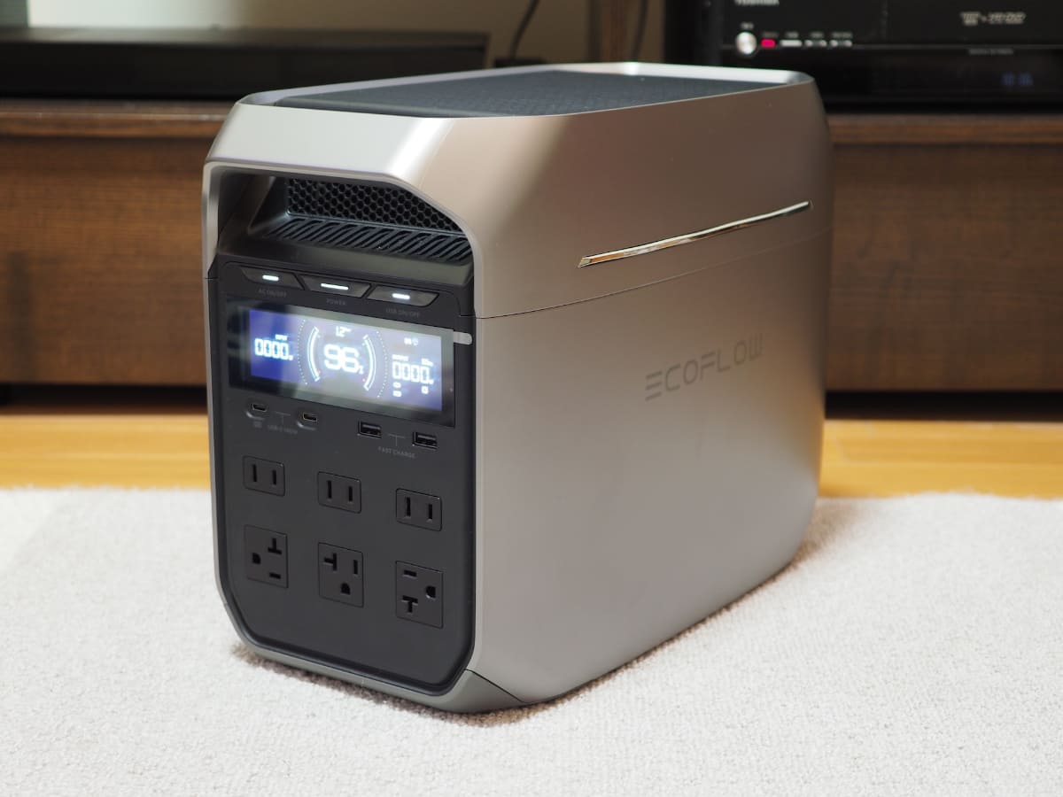 EcoFlowの「<a href="https://www.ecoflow.com/jp/delta-3-series-portable-power-station">DELTA 3 Plus</a>」