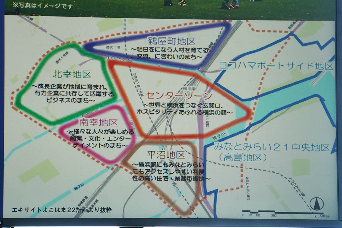 エキサイトよこはま22のエリア