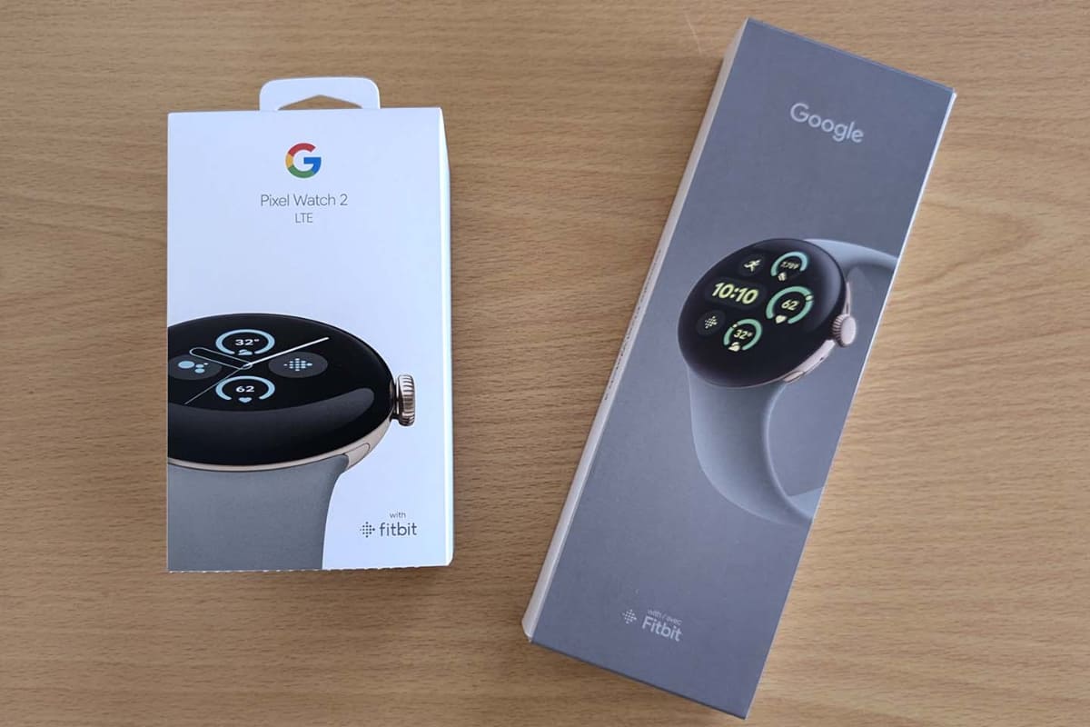 ちなみにPixel Watch 2とはパッケージのテイストが全く違います