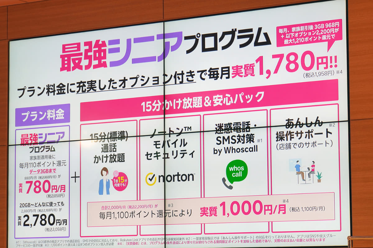 毎月110ポイントの還元に加え、オプションパックへの1,100ポイント還元も受けられるのが他のプログラムとの最大の違いだ