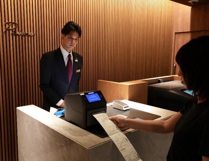 ホテルでデジタル送り状を発行