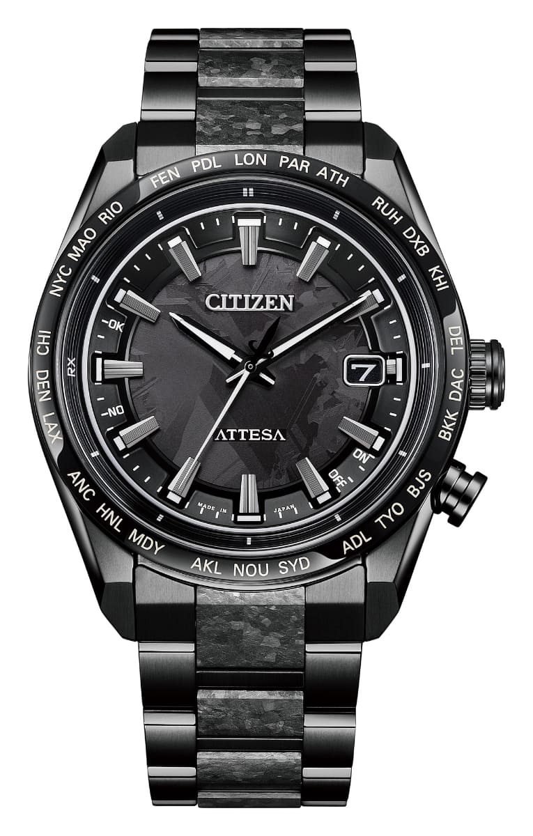 シチズン アテッサ ACT Line エコ・ドライブ電波時計 ダイレクトフライト HAKUTO-R コラボレーションモデル(CB0285-63E)、192,500円。世界限定1,900本