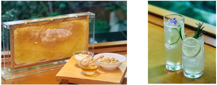 ホテル内レストランでの提供