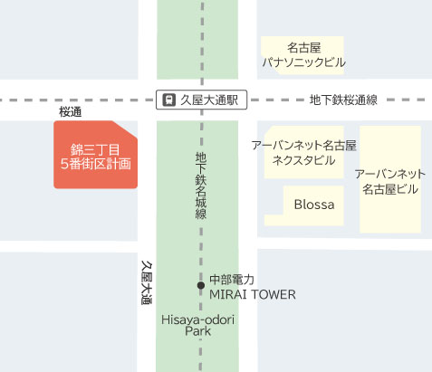 狭域図 提供：三菱地所