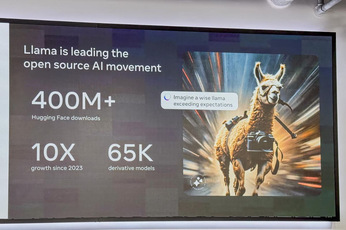 Llamaはオープンな生成AIとして幅広く使われている。ここでは「オープンソース」と表記されているが、このことには議論も