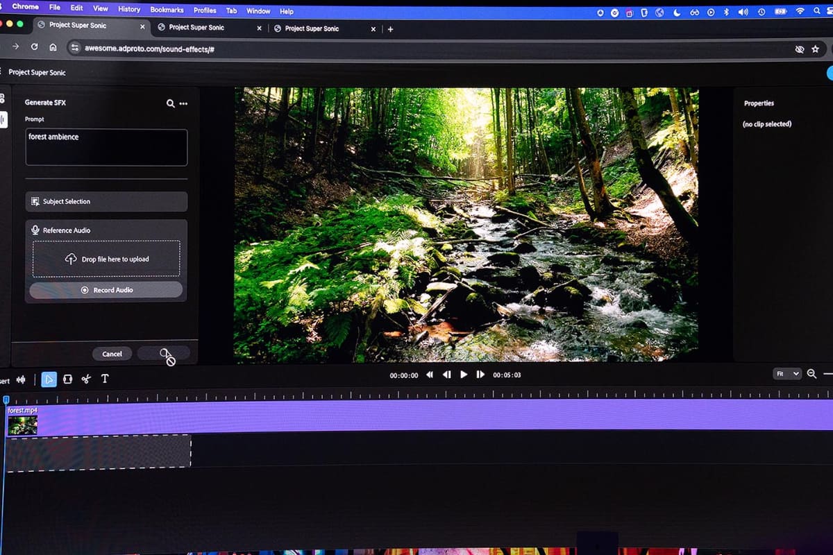 映像に合わせてリアルな効果音を生成