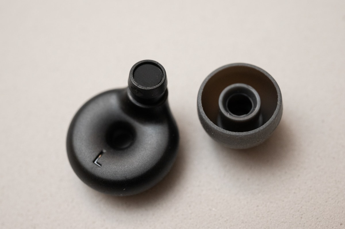 イヤーピースを外したところ
