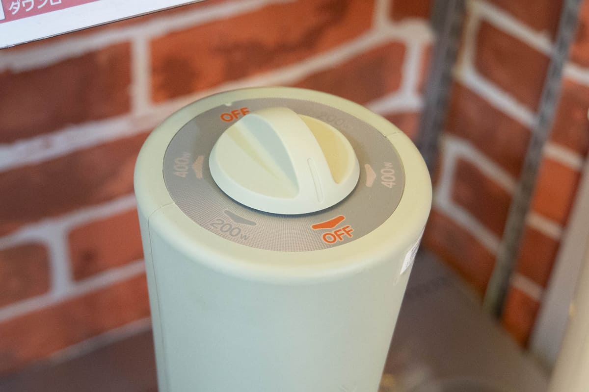 簡単に操作できるシンプルなダイヤル式