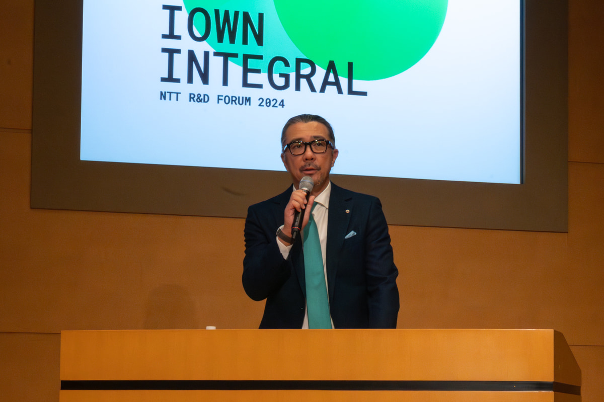 NTT 執行役員 研究企画部門長の木下真吾氏