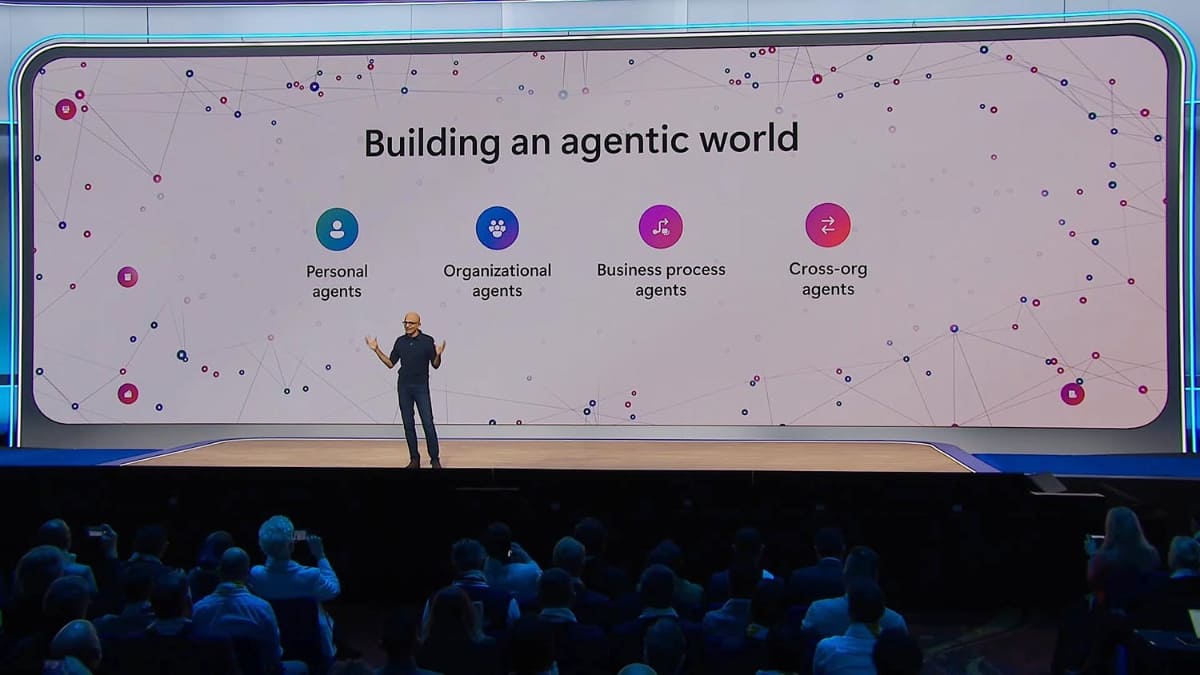 ナデラCEOはこれからのコンピューティングを「エージェンティックワールド(Agentic World)」と呼称