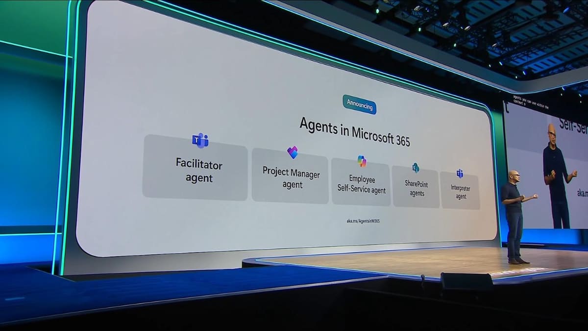 多数のエージェントがMicrosoft 365に組み込まれて活用されていく