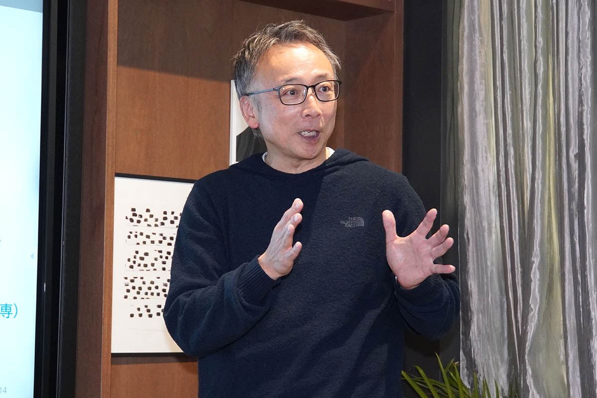 HOWS DESIGNについて説明するCSV本部 サステナビリティ推進室 理事 井田幸男氏