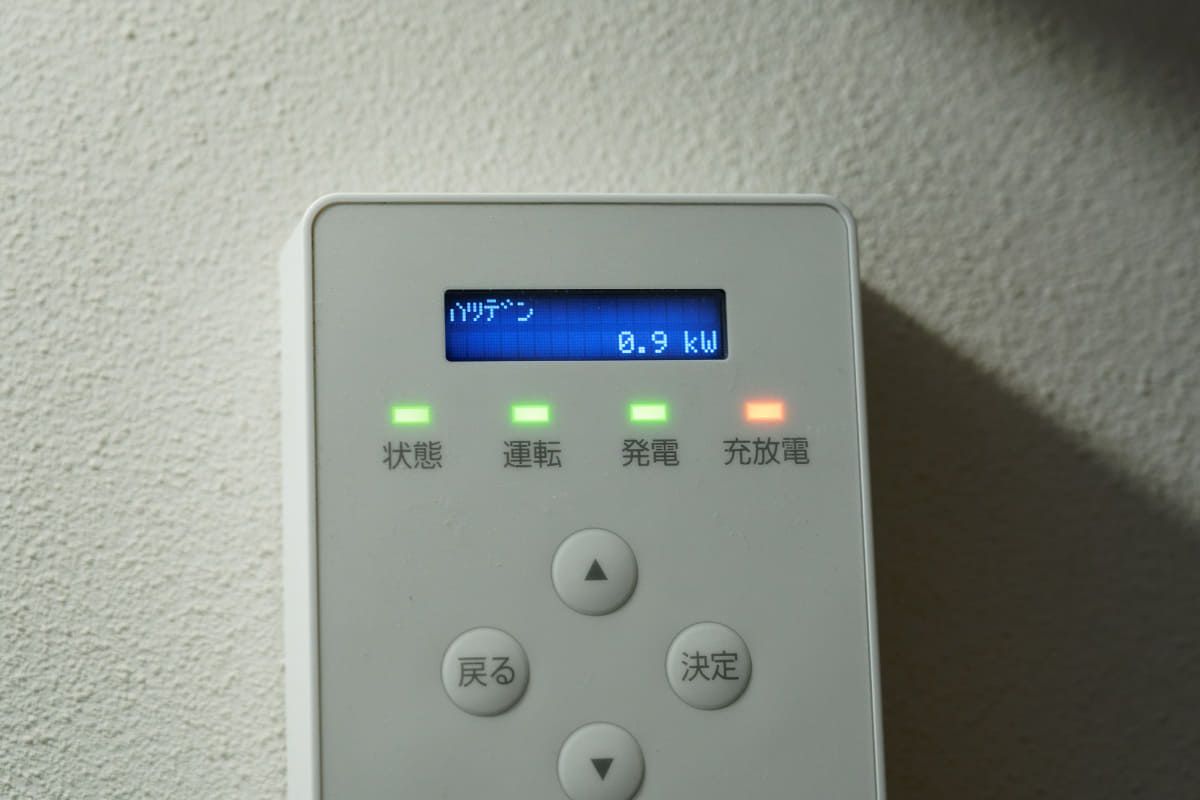 宅内に設置された「マルチ蓄電システム用ゲートウェイ」