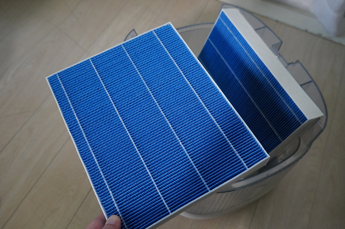 気化式はフィルターを使用します