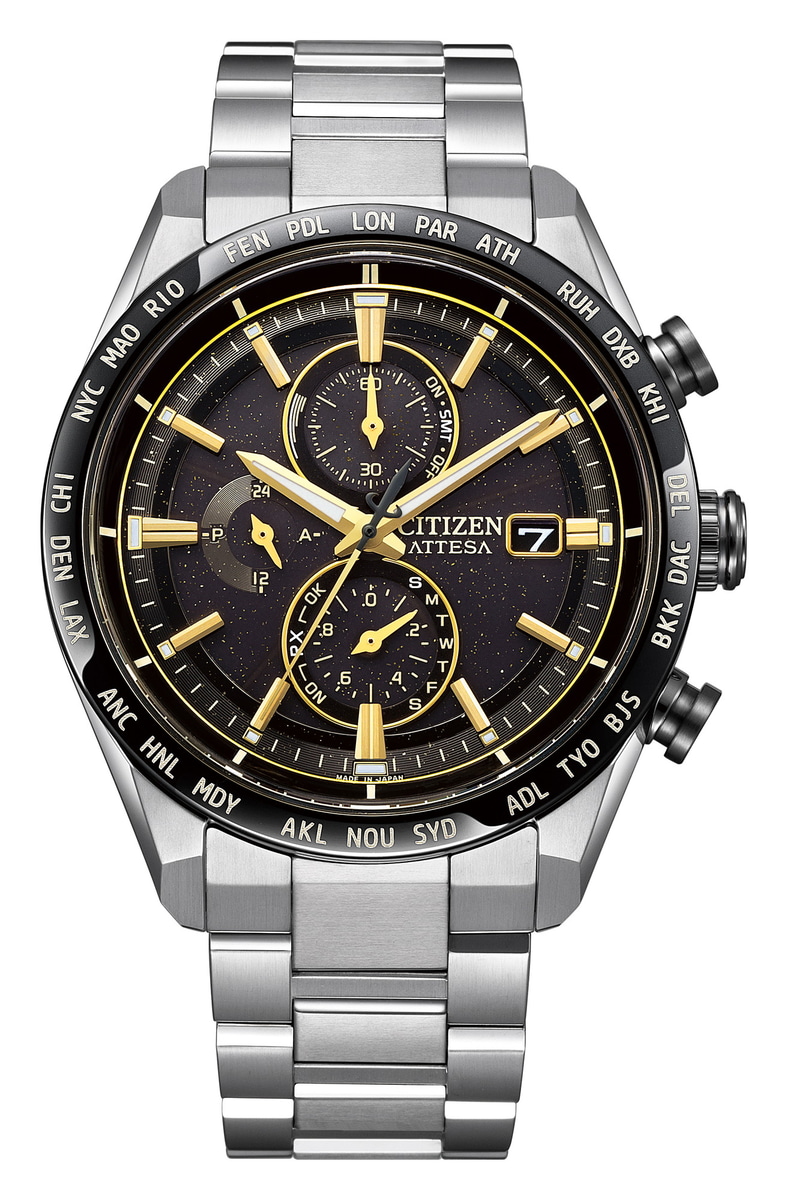 シチズン アテッサ ACT Line エコ・ドライブ電波時計 ダイレクトフライト(AT8184-57E)、159,500円。限定1,300本