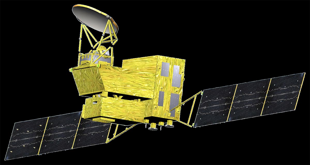 温室効果ガス・水循環観測技術衛星(GOSAT-GW)(Credit: JAXA)