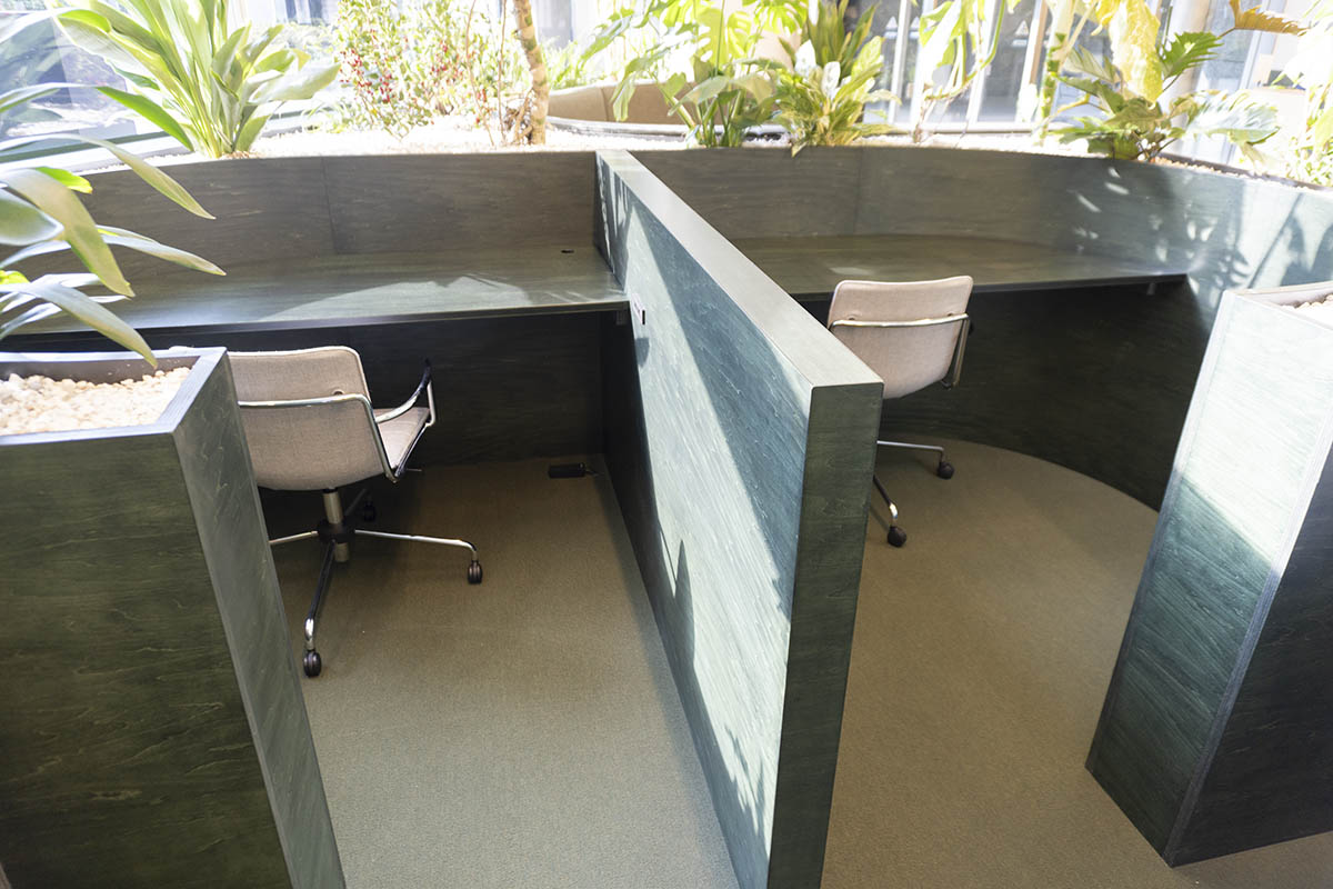 1人用の席もある