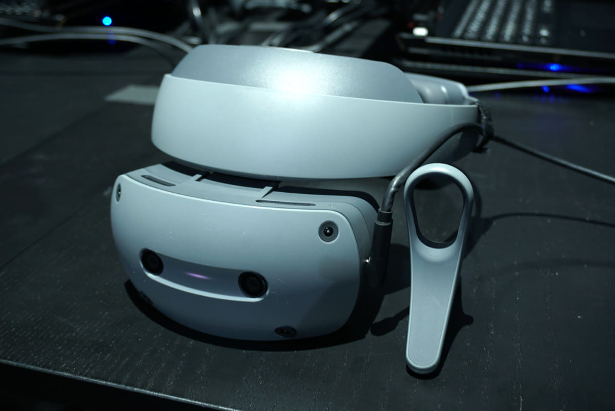 2024年にソニーがCESで発表したXRヘッドセット「SRH-S1」。その後シーメンスとの協業に発展した