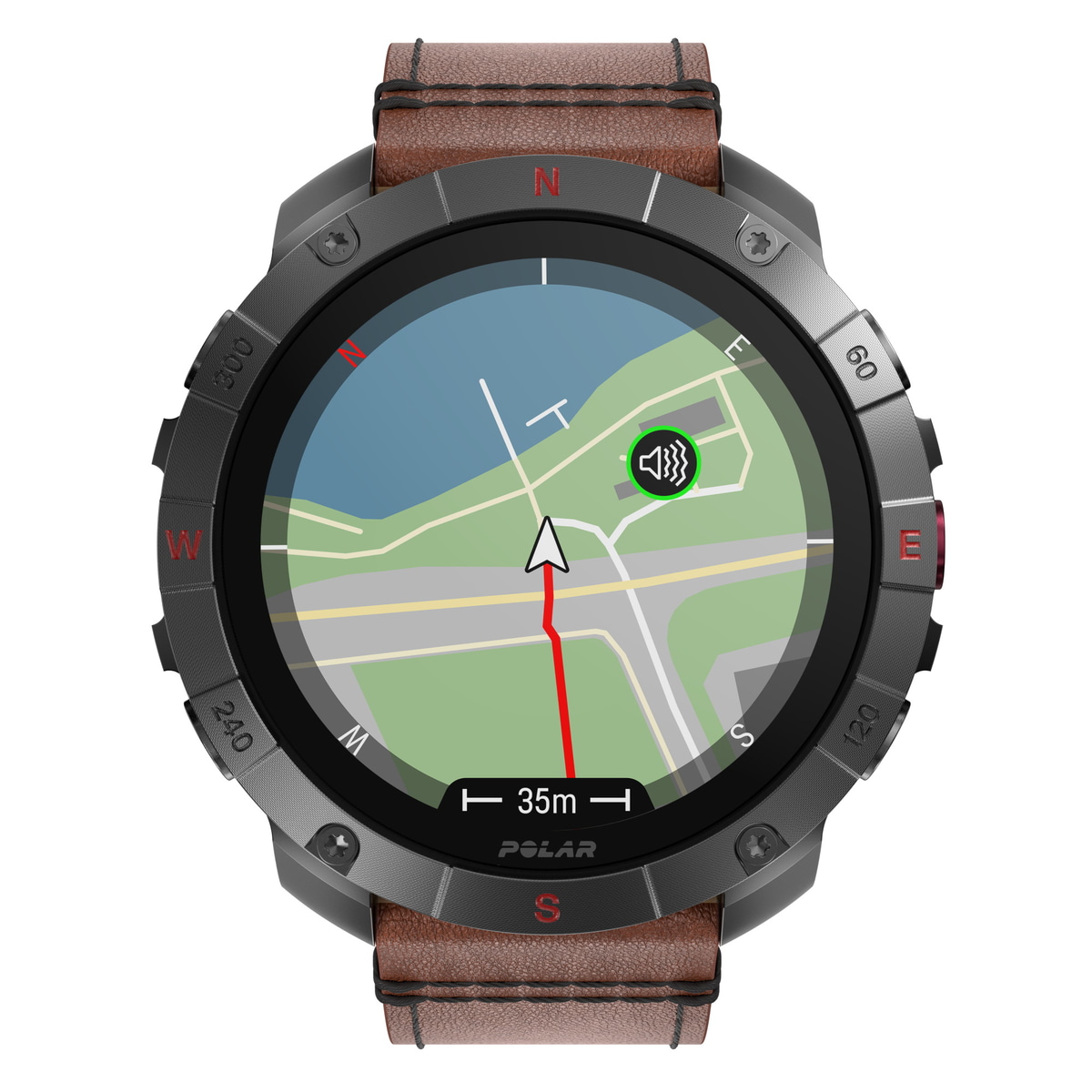 スマートウォッチとスマートフォンの接続が切れた場所を特定して、オフラインマップ上に表示