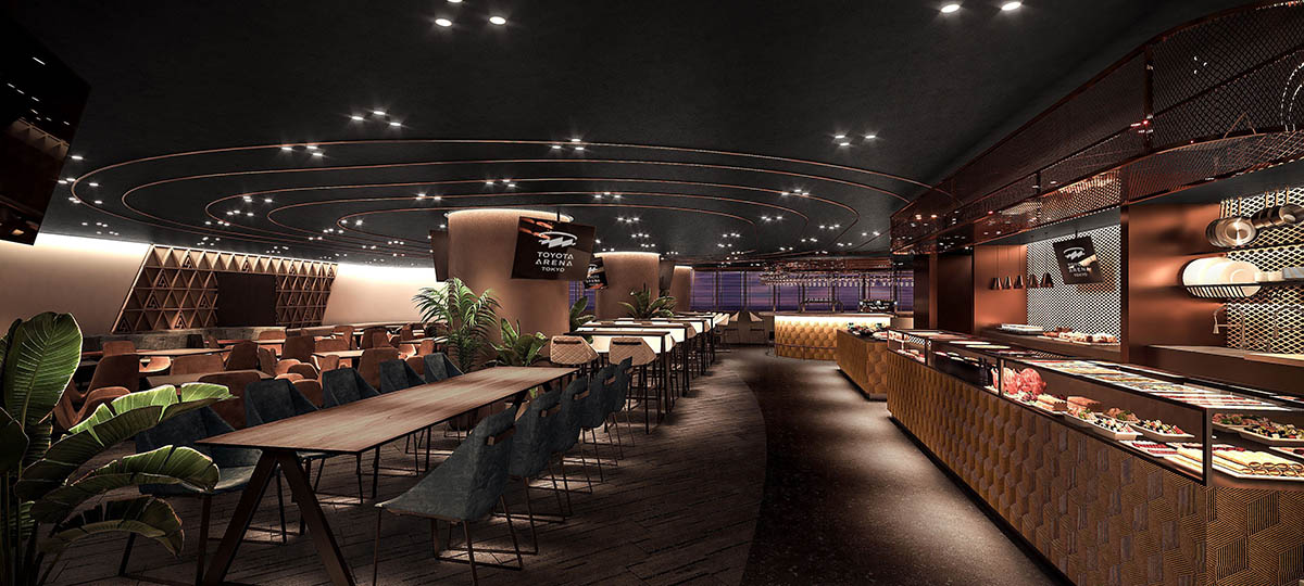 プレミアムラウンジ パース ©TOYOTA ARENA TOKYO