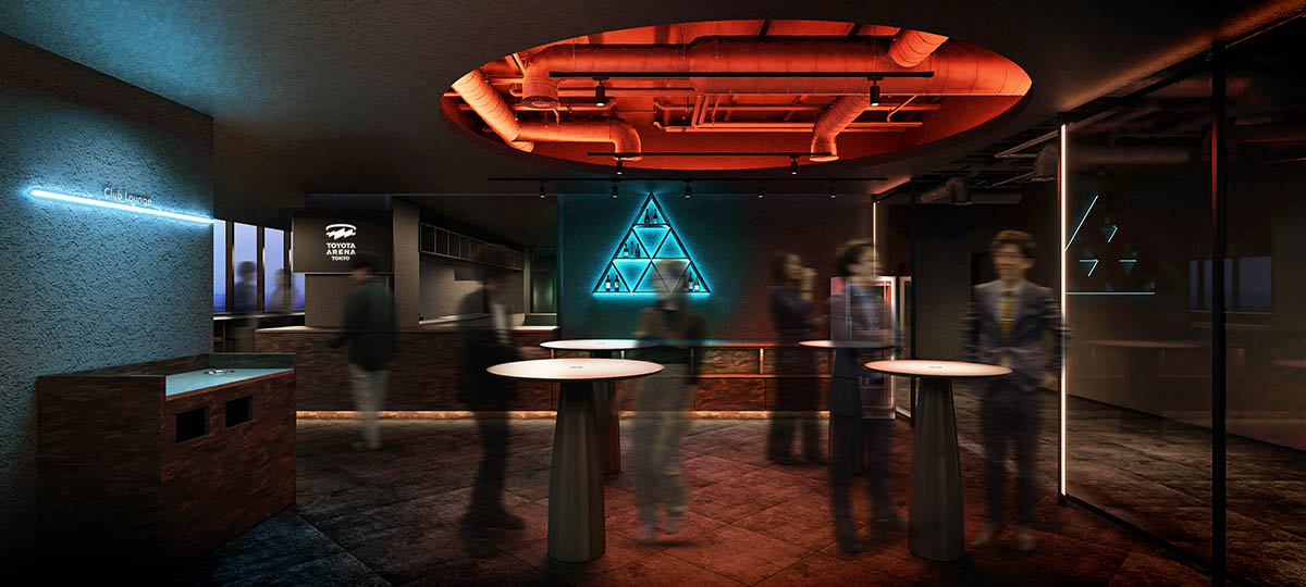 クラブラウンジ パース ©TOYOTA ARENA TOKYO