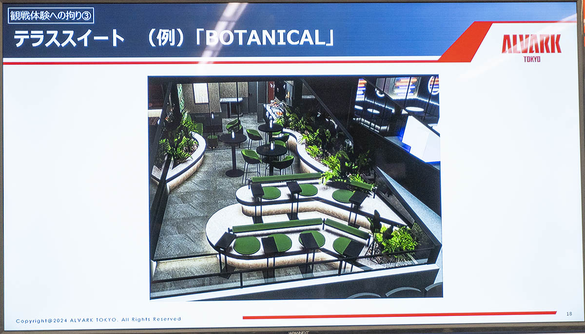 テラススイートの一例の「BOTANICAL」