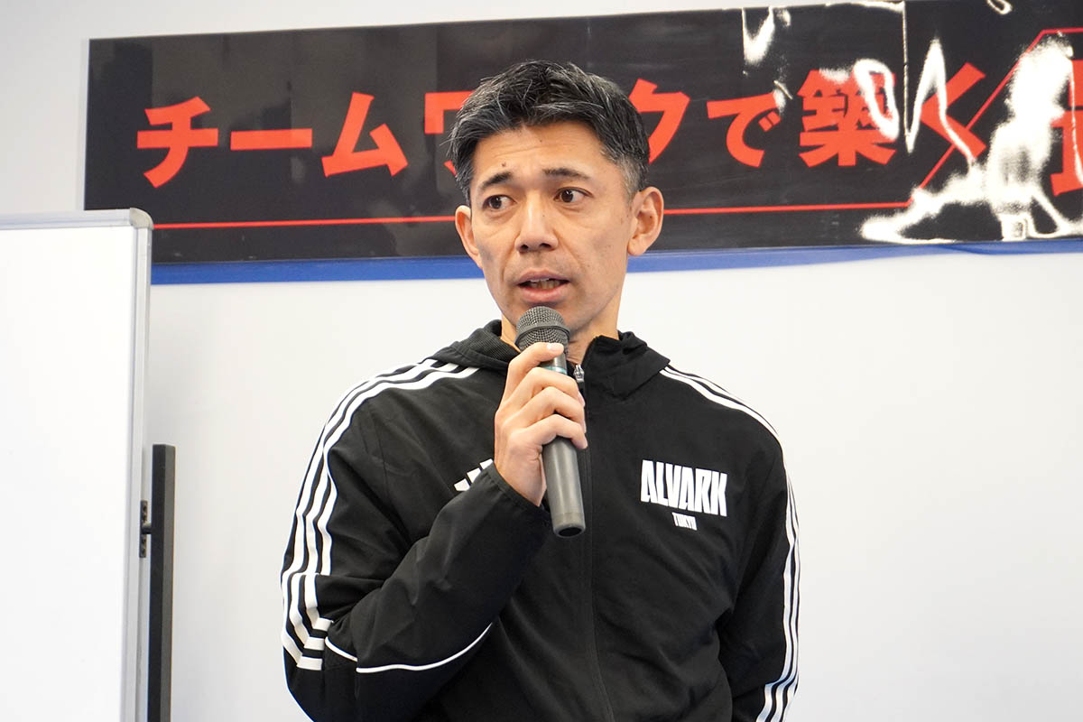 施設概要を説明するトヨタアルバルク東京 アリーナプランニング部 部長 林洋輔氏