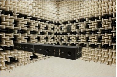 測定対象物だけが室内に浮かぶ様子