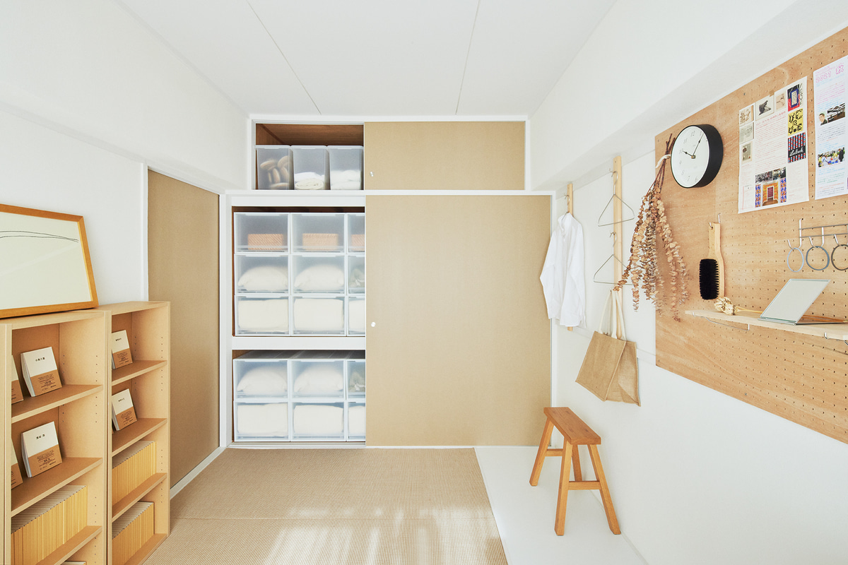 押入収納が充実する