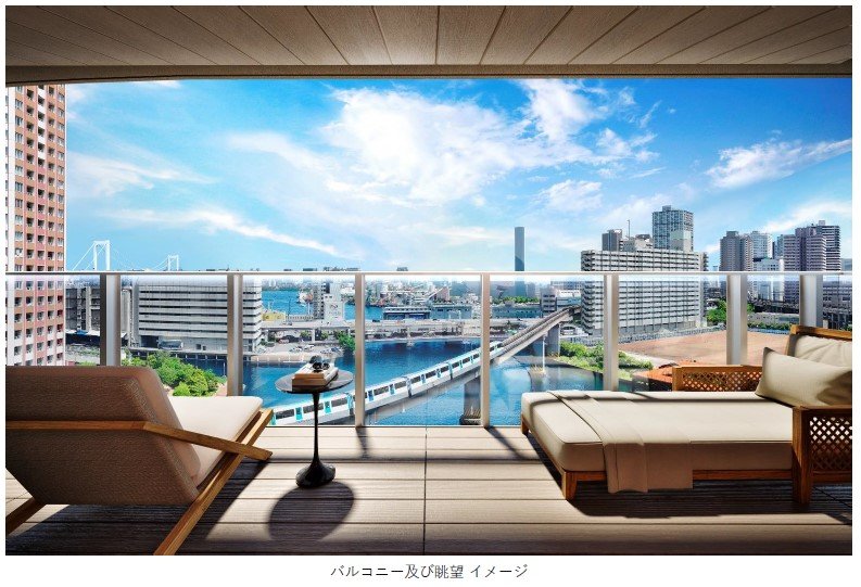 バルコニーからの眺望イメージ