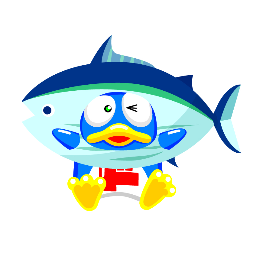 高知名物”かつお”に扮したドンペン